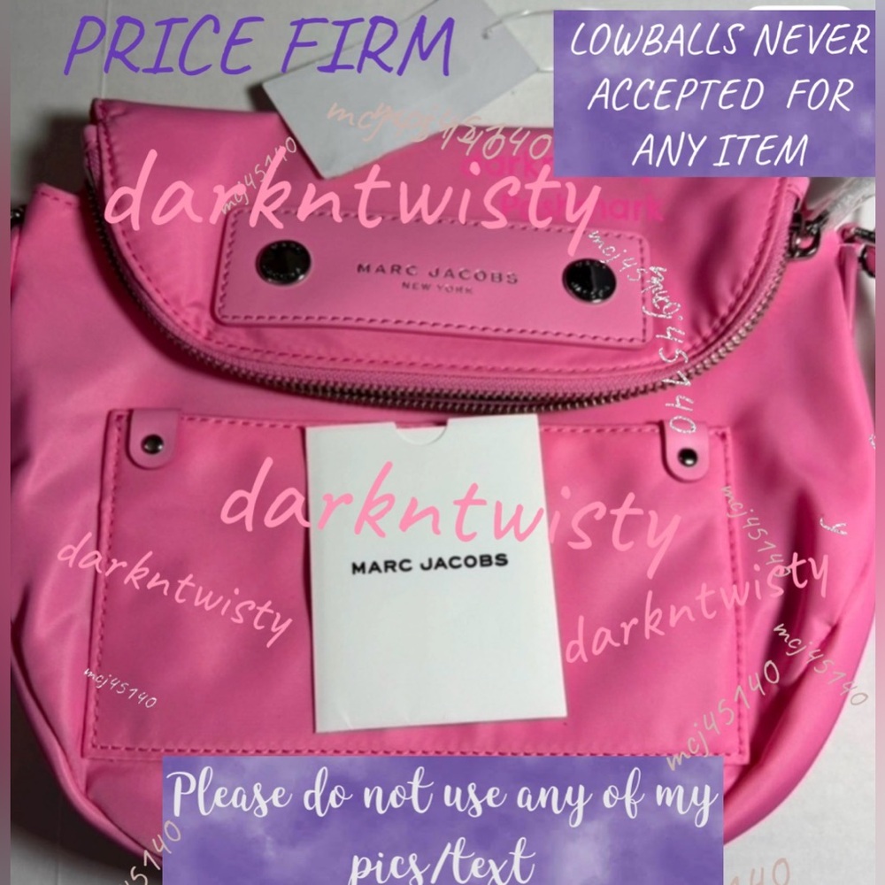 BNWT Marc Jacobs Mini Natasha Petal Pink Crossbody price firm